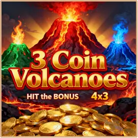 3 coin volcanoes